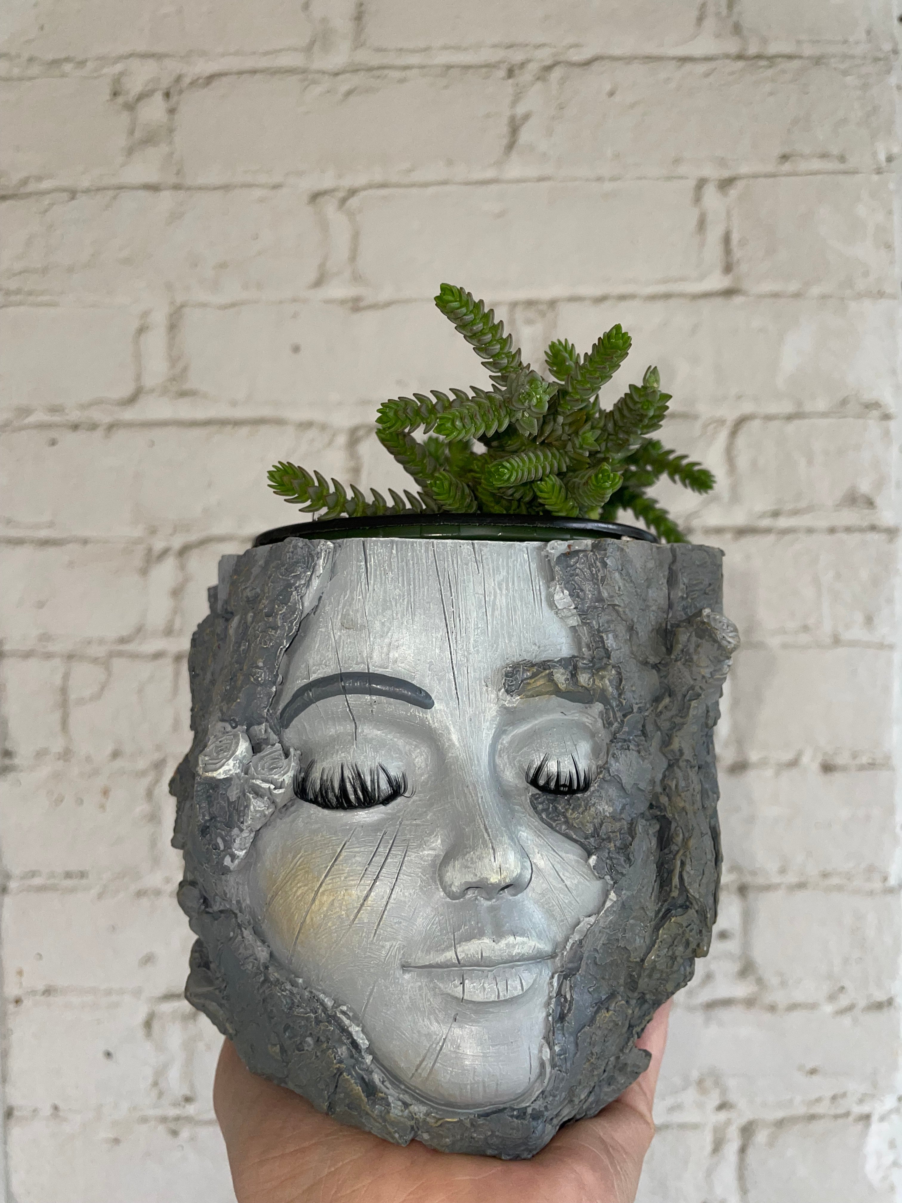 Tree Lady with watch chain