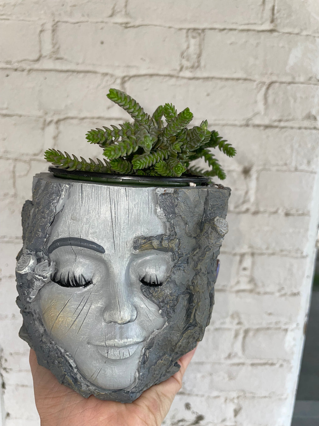 Tree Lady with watch chain