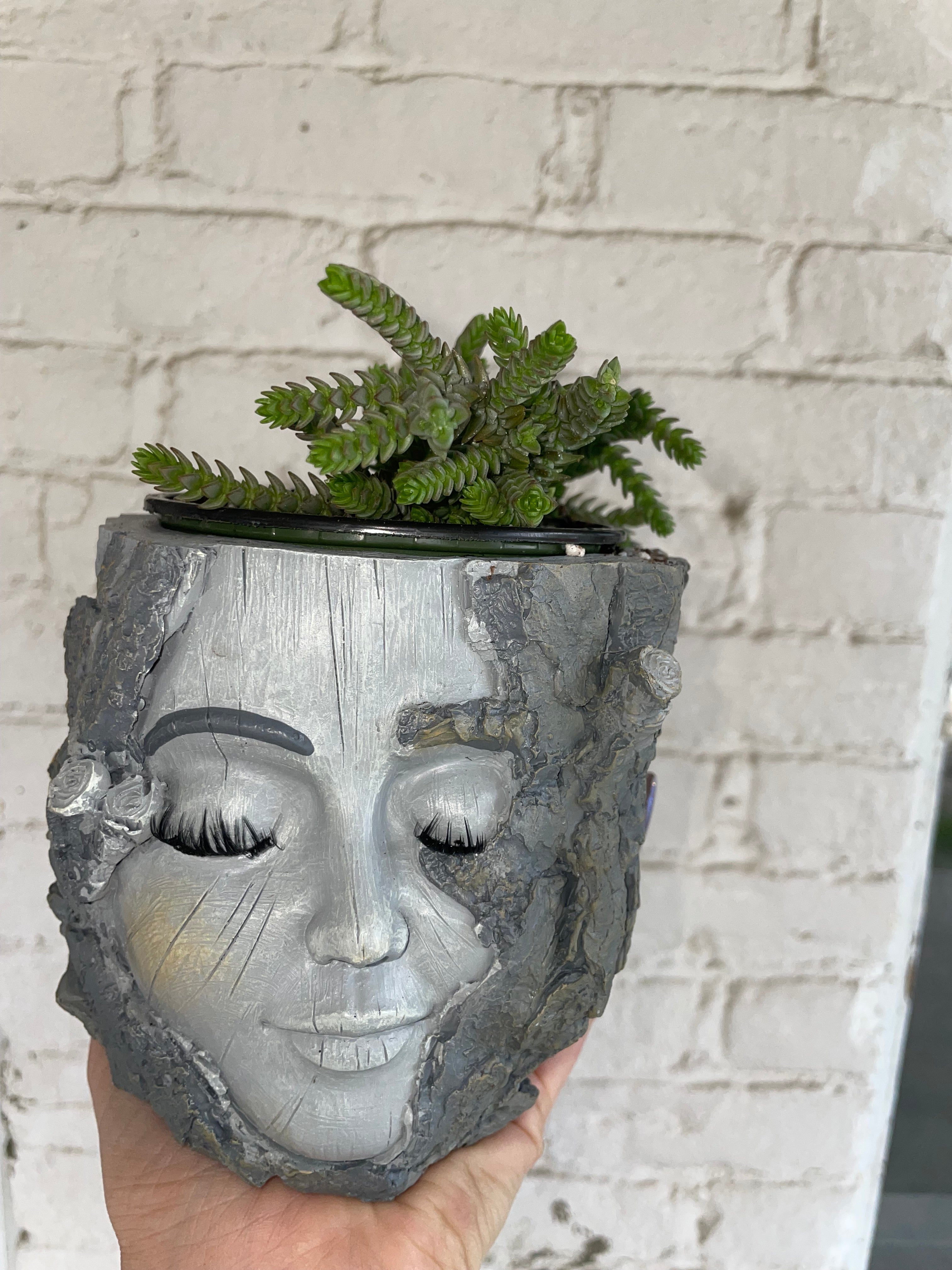 Tree Lady with watch chain